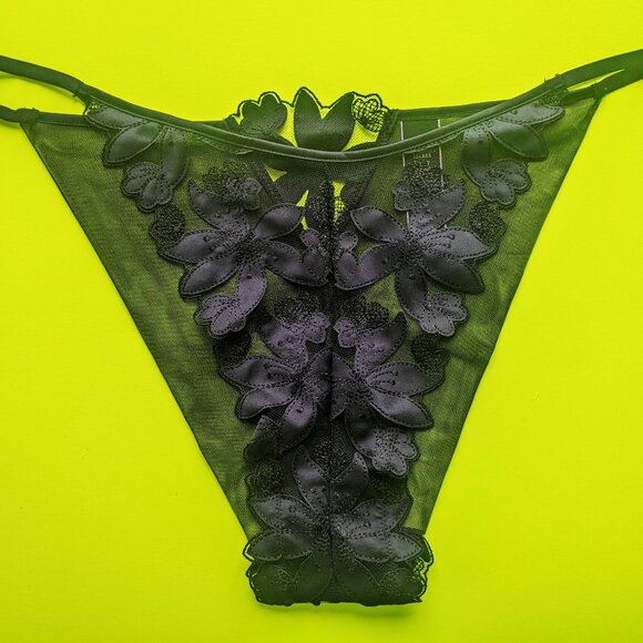 Victoria's Secret Other - Victoria's Secret Very Sexy Luxe Lace Embroidered Brazilian Panty XL